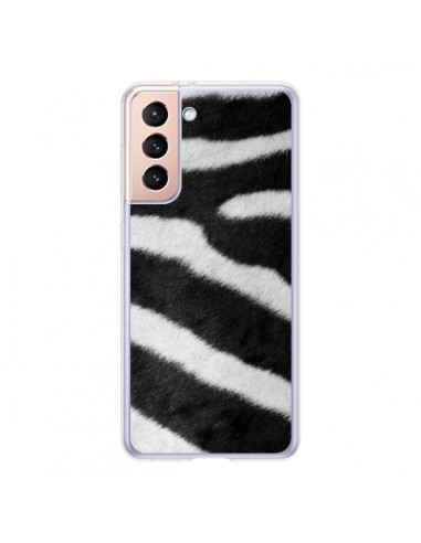 Coque Samsung Galaxy S21 5G Zebre Zebra - Laetitia