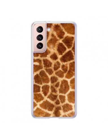 Coque Samsung Galaxy S21 5G Giraffe Girafe - Laetitia