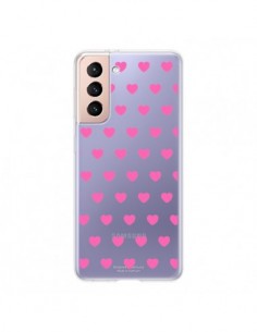 Coque Samsung Galaxy S21 5G Coeur Heart Love Amour Rose...