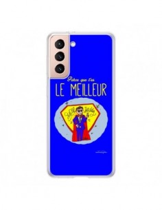 Coque Samsung Galaxy S21 5G Le meilleur Papa Fête des...