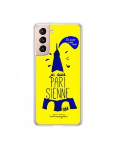 Coque Samsung Galaxy S21 5G Je suis Parisienne La Tour...