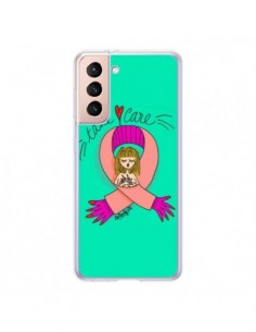 Coque Samsung Galaxy S21 5G Take care Maman Fête des...