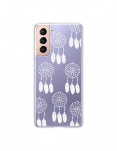 Coque Samsung Galaxy S21 5G Attrape Rêves Blanc...