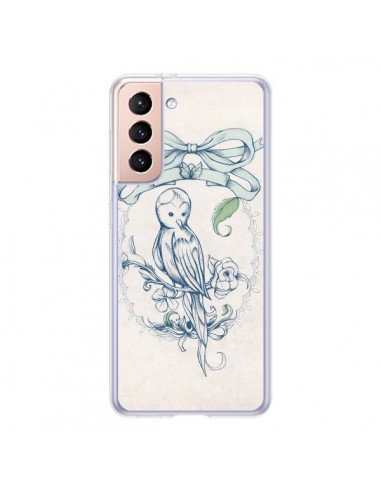 Coque Samsung Galaxy S21 5G Bird Oiseau Mignon Vintage - Lassana