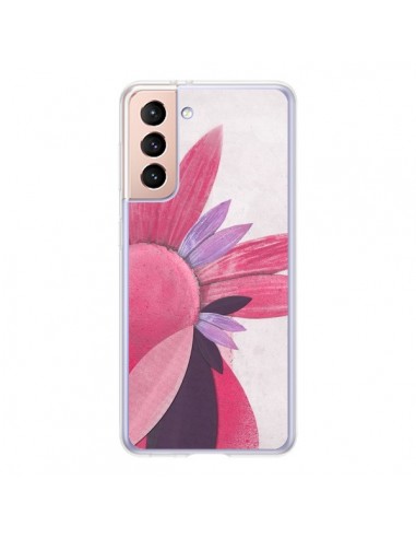 Coque Samsung Galaxy S21 5G Flowers Fleurs Roses - Lassana