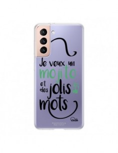Coque Samsung Galaxy S21 5G Je veux un mojito et des...