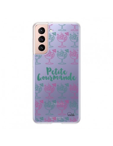 Coque Samsung Galaxy S21 5G Petite Gourmande Glaces Ete Transparente - Lolo Santo