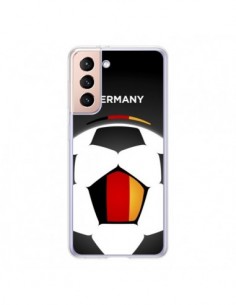Coque Samsung Galaxy S21 5G Allemagne Ballon Football -...