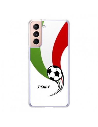 Coque Samsung Galaxy S21 5G Equipe Italie Italia Football - Madotta