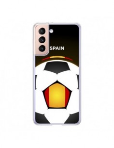 Coque Samsung Galaxy S21 5G Espagne Ballon Football -...