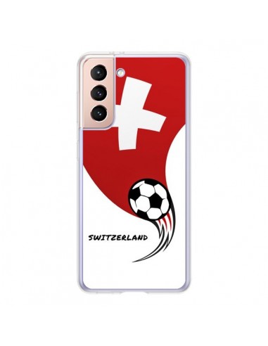 Coque Samsung Galaxy S21 5G Equipe Suisse Switzerland Football - Madotta