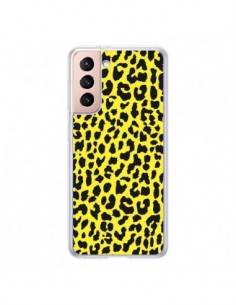 Coque Samsung Galaxy S21 5G Leopard Jaune - Mary Nesrala