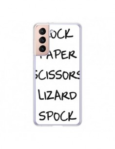 Coque Samsung Galaxy S21 5G Pierre Papier Ciseau - Mary...