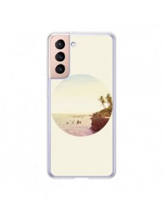 Coque Samsung Galaxy S21 5G Sweet Dreams Rêves Eté - Mary...