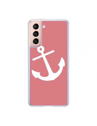 Coque Samsung Galaxy S21 5G Ancre Corail - Mary Nesrala