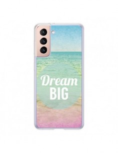 Coque Samsung Galaxy S21 5G Dream Big Summer Ete Plage -...