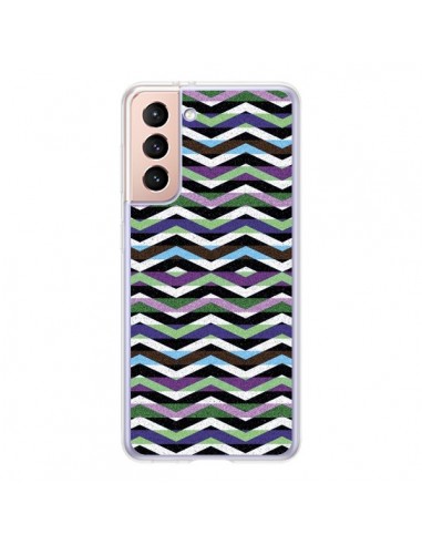 Coque Samsung Galaxy S21 5G Equilibirum Azteque Tribal - Mary Nesrala