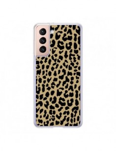 Coque Samsung Galaxy S21 5G Leopard Classic Neon - Mary...