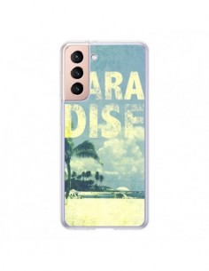 Coque Samsung Galaxy S21 5G Paradise Summer Ete Plage -...