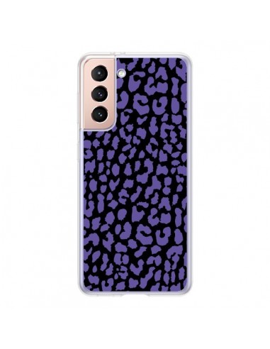 Coque Samsung Galaxy S21 5G Leopard Violet - Mary Nesrala