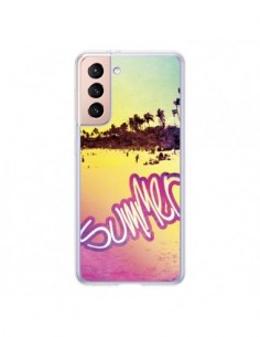 Coque Samsung Galaxy S21 5G Summer Dream Ete Plage - Mary...