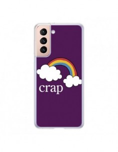 Coque Samsung Galaxy S21 5G Crap Arc en Ciel - Maryline...