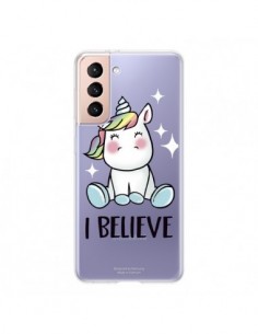 Coque Samsung Galaxy S21 5G Licorne I Believe...