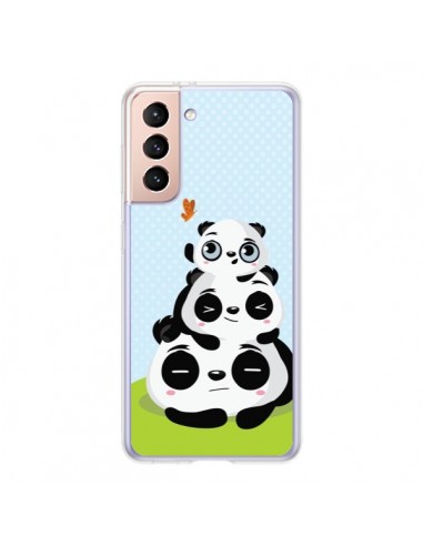 Coque Samsung Galaxy S21 5G Panda Famille - Maria Jose Da Luz
