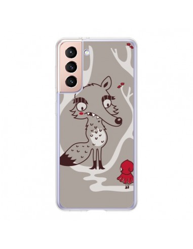 Coque Samsung Galaxy S21 5G Le Petit Chaperon Rouge Loup - Maria Jose Da Luz