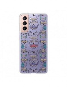 Coque Samsung Galaxy S21 5G Chouettes Owl Hibou...