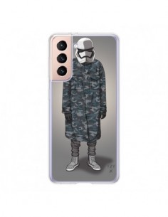 Coque Samsung Galaxy S21 5G White Trooper Soldat Yeezy -...