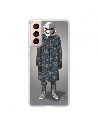 Coque Samsung Galaxy S21 5G White Trooper Soldat Yeezy - Mikadololo