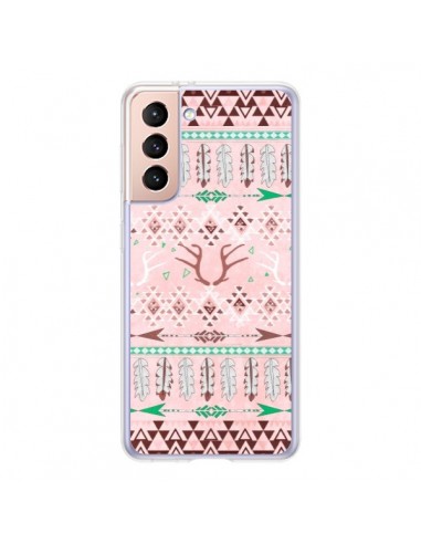 Coque Samsung Galaxy S21 5G Amadahy Cerf Azteque - Monica Martinez