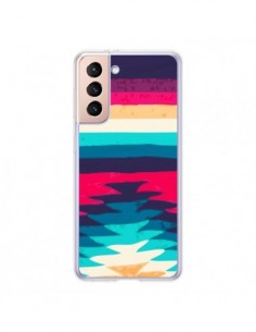 Coque Samsung Galaxy S21 5G Surf Azteque - Monica Martinez