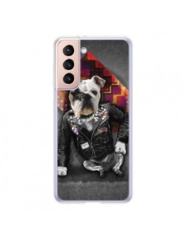 Coque Samsung Galaxy S21 5G Chien Bad Dog - Maximilian San