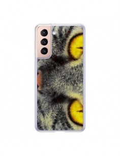 Coque Samsung Galaxy S21 5G Chat Gato Loco - Maximilian San