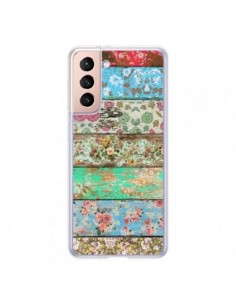 Coque Samsung Galaxy S21 5G Rococo Style Bois Fleur -...