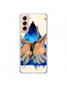 Coque Samsung Galaxy S21 5G Cerf Triangle Seconde Chance...