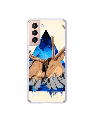 Coque Samsung Galaxy S21 5G Cerf Triangle Seconde Chance - Maximilian San