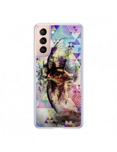 Coque Samsung Galaxy S21 5G Oeil Triangle Oiseau Cry Bird...