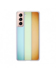 Coque Samsung Galaxy S21 5G Lignes Verticales Geometric -...