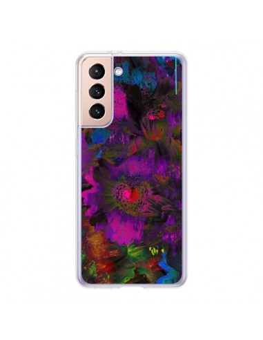 Coque Samsung Galaxy S21 5G Fleurs Lysergic Lujan - Maximilian San