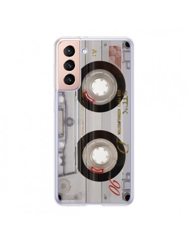 Coque Samsung Galaxy S21 5G Cassette Transparente K7 - Maximilian San