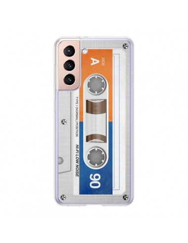 Coque Samsung Galaxy S21 5G White Cassette K7 - Maximilian San