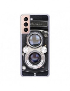 Coque Samsung Galaxy S21 5G Vintage Camera Yashica 44...