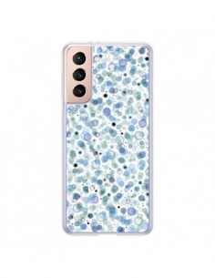 Coque Samsung Galaxy S21 5G Cosmic Bubbles Blue - Ninola...