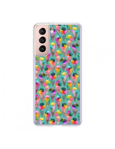 Coque Samsung Galaxy S21 5G Cute Ice Creams - Ninola Design