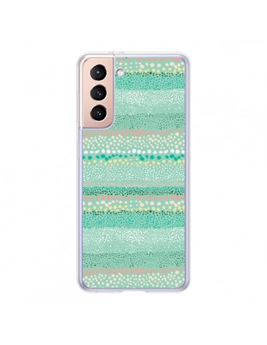 Coque Samsung Galaxy S21 5G Irregular Lines Vainica - Ninola Design