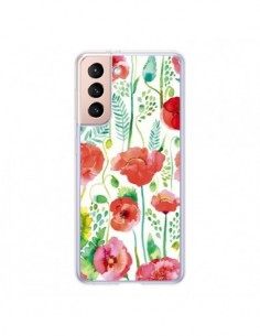 Coque Samsung Galaxy S21 5G Planets Constellation Pink -...