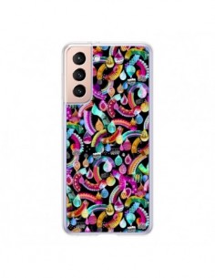 Coque Samsung Galaxy S21 5G Poppies Red - Ninola Design